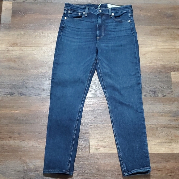 Rag & Bone Blue Nina High Rise Skinny Jeans Modern Fit - Picture 1 of 10